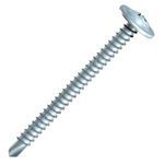 Timco 4.8 x 100mm Baypole Screws Wafer Flange Head Self Tapping 295Z