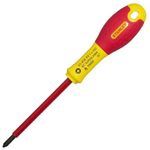 Stanely PZ0 x 75mm FatMax VDE Insulated Screwdriver Pozidriv Tip STA065417