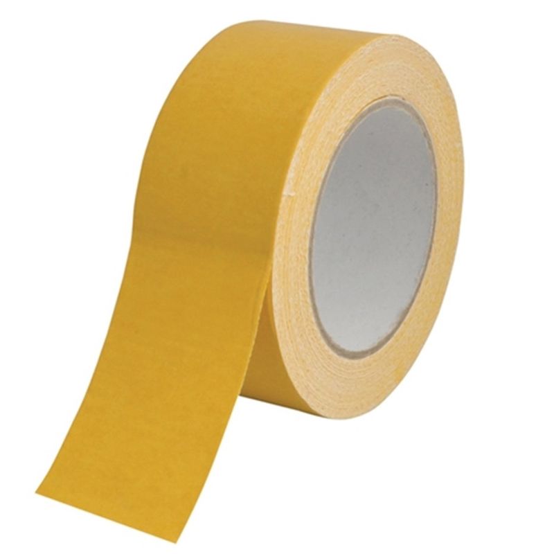 Faithfull 50mm x 25m Heavy-Duty Double Sided Tape Heavy-Duty FAITAPEDS