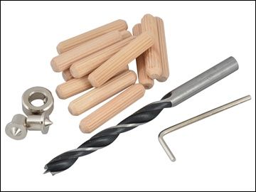 Faithfull FAIDOWKIT6 Dowel Kit 6mm Drill &amp; Points