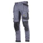 Snickers 6241-48 Steel Grey All-round Stretch Trouser W33&#39;&#39; L32&#39;&#39;