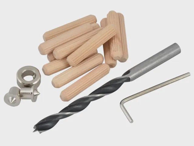 Faithfull FAIDOWKIT10 Dowel Kit 10mm Drill &amp; Points