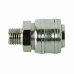 Silverline 237552 Euro Air Line Male Thread Quick Coupler 1/4 Inch BSP