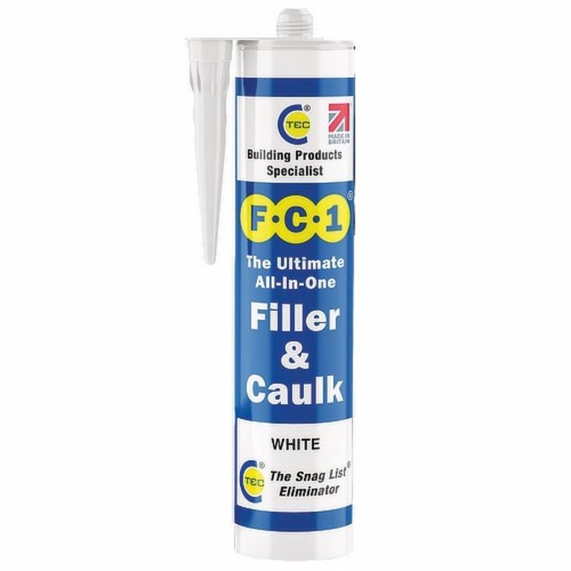 C-TEC  FC1 540106 310ML ALL-IN-ONE WHITE FILLER &amp; CAULK
