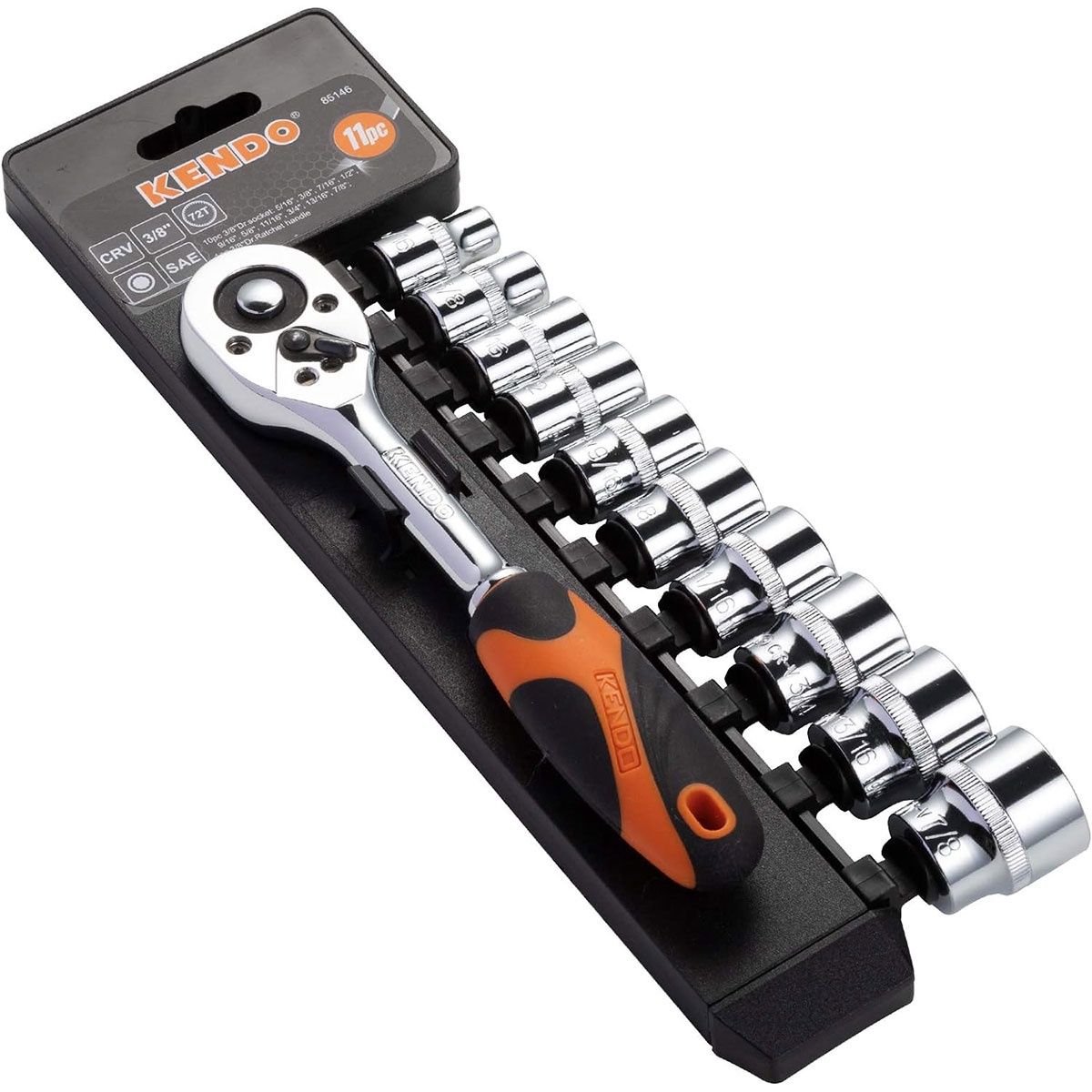 Kendo 3/8&#39;&#39; Drive Socket Set 11 Piece