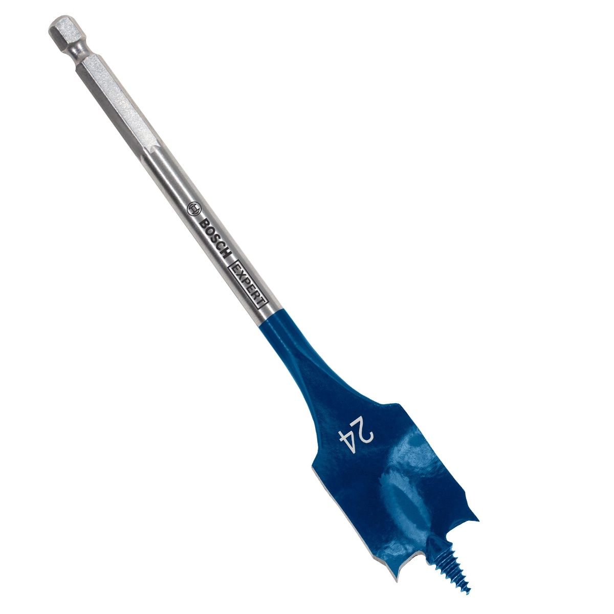 Bosch Expert Selfcut Spade Flat Wood Drill Bit 24 x 152mm Hex Shank 1/4&quot; 2608900321