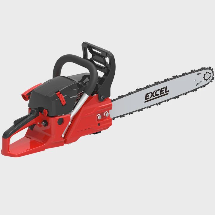 Excel 62cc Petrol Chainsaw 20&quot; Heavy Duty Wood Saw