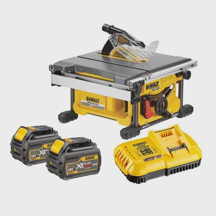 Dewalt DCS7485T2 54V Flexvolt 210mm Table Saw with 2 x 6.0Ah Batteries &amp; Charger