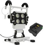 Tuff T4000-240V Hybrid Work Light with Power Tool Adapter 5 in 1