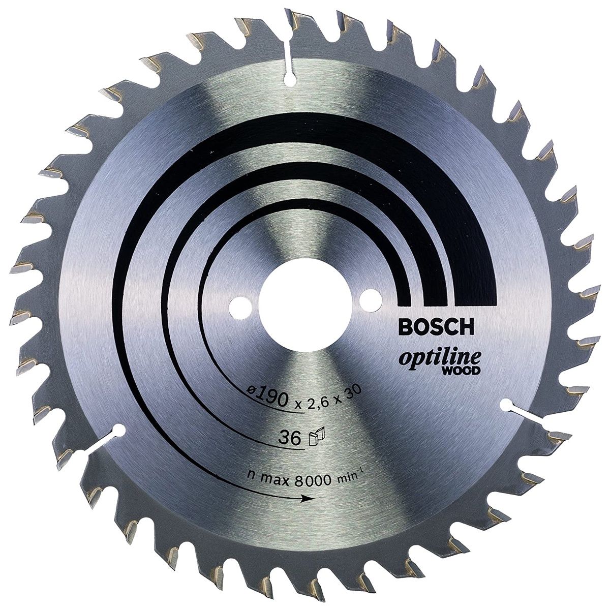 Bosch 190mm 36T Wood Circular Saw Blade Optiline 2608640616