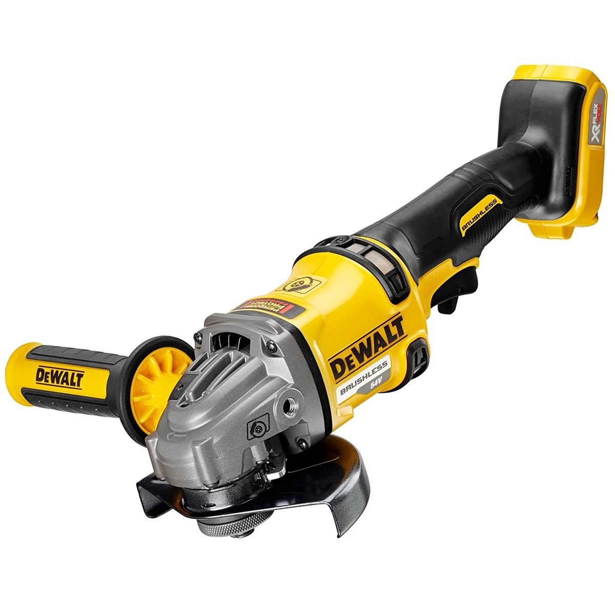 Dewalt DCG414N 54V XR Flexvolt Brushless 125mm Angle Grinder Body Only