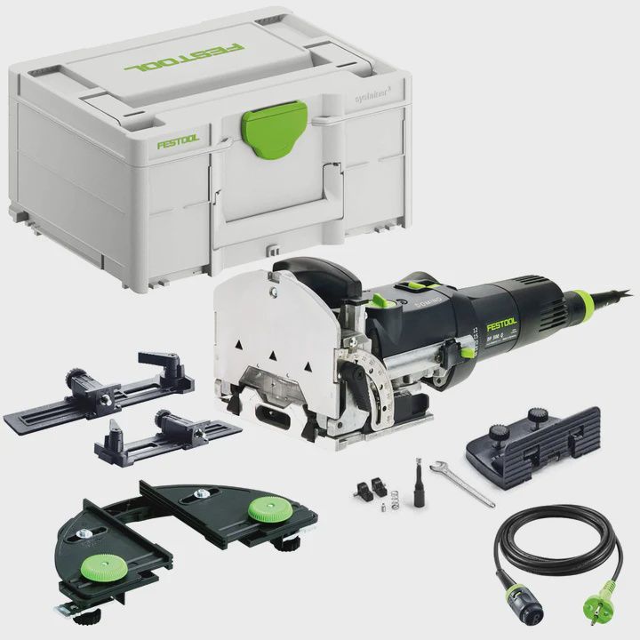 Festool DF 500 Q-Plus 230V GB Domino Joining Machine - 576415 With Cross Stop &amp; Trim Stop
