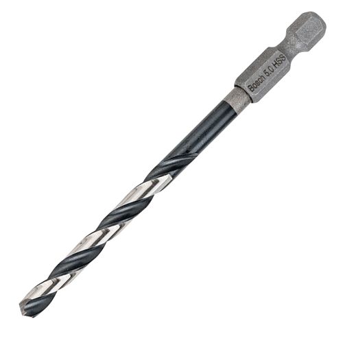 Bosch Impact Control Hex Shank Multi-Material Twist Drill Bit 5mm x 52mm 2608577056