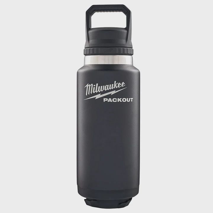 Milwaukee Packout 1065ml Chug Lid Bottle Black 4932493468