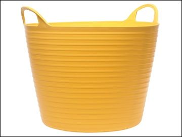 Faithfull HeavyFlex Tub FAIFLEX28Y Flex Tub 28 litre - Yellow