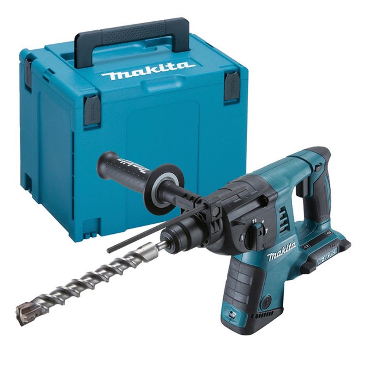 Makita DHR263ZJ 18V X2 LXT SDS-PLUS Rotary Hammer With Type 4 Case