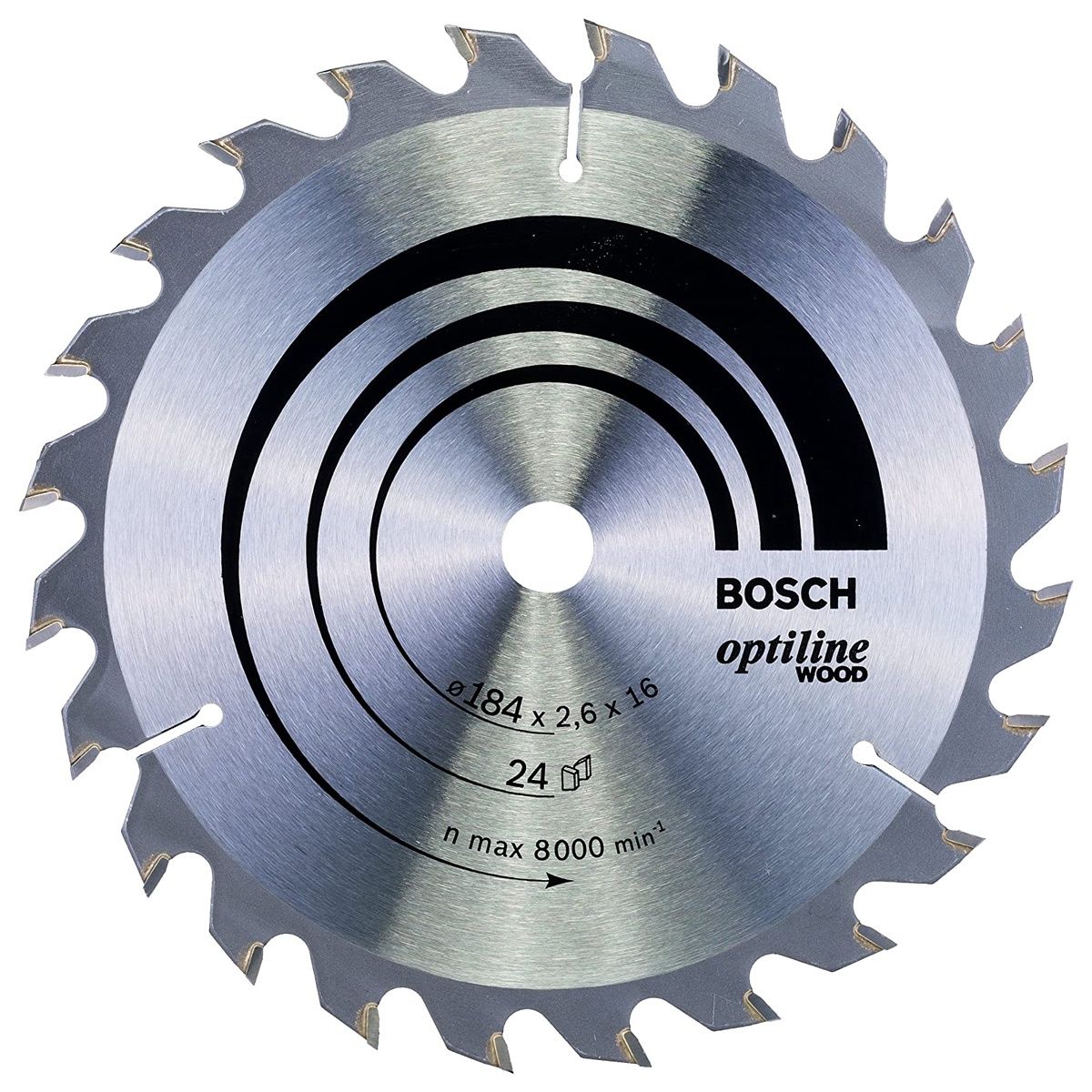 Bosch 184mm 24T Wood Circular Saw Blade Optiline 2608640817