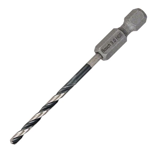 Bosch Impact Control Hex Shank Multi-Material Twist Drill Bit 3mm x 33mm 2608577048