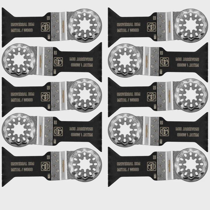 Fein 63502223240 Starlock 55 x 44 mm E-Cut Universal Saw Blade Pack of 10