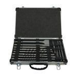 Makita D-21200 SDS Plus Drill &amp; Chisel Set of 17 Piece In Aluminium Case