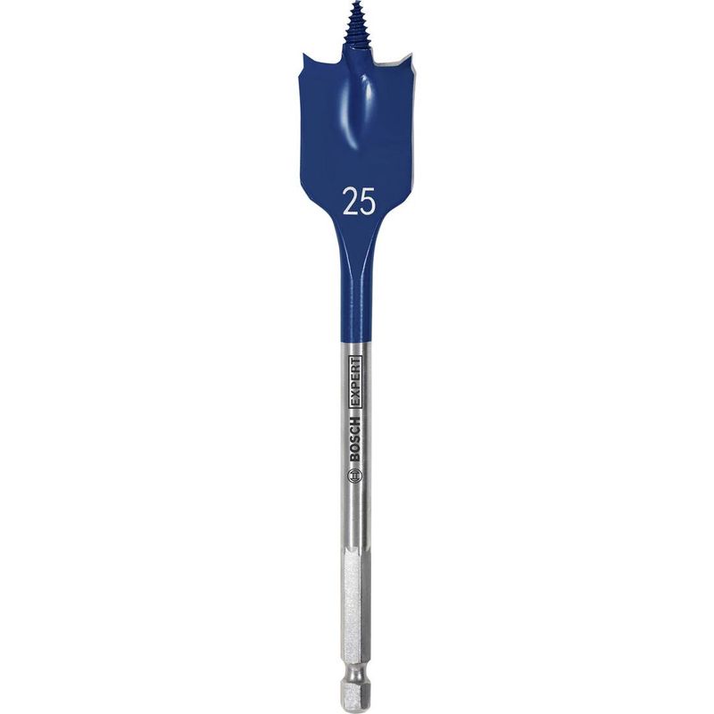 Bosch Expert Selfcut Speed Spade Flat Wood Drill Bit 25mm x 152mm Hex Shank 1/4" 2608900322
