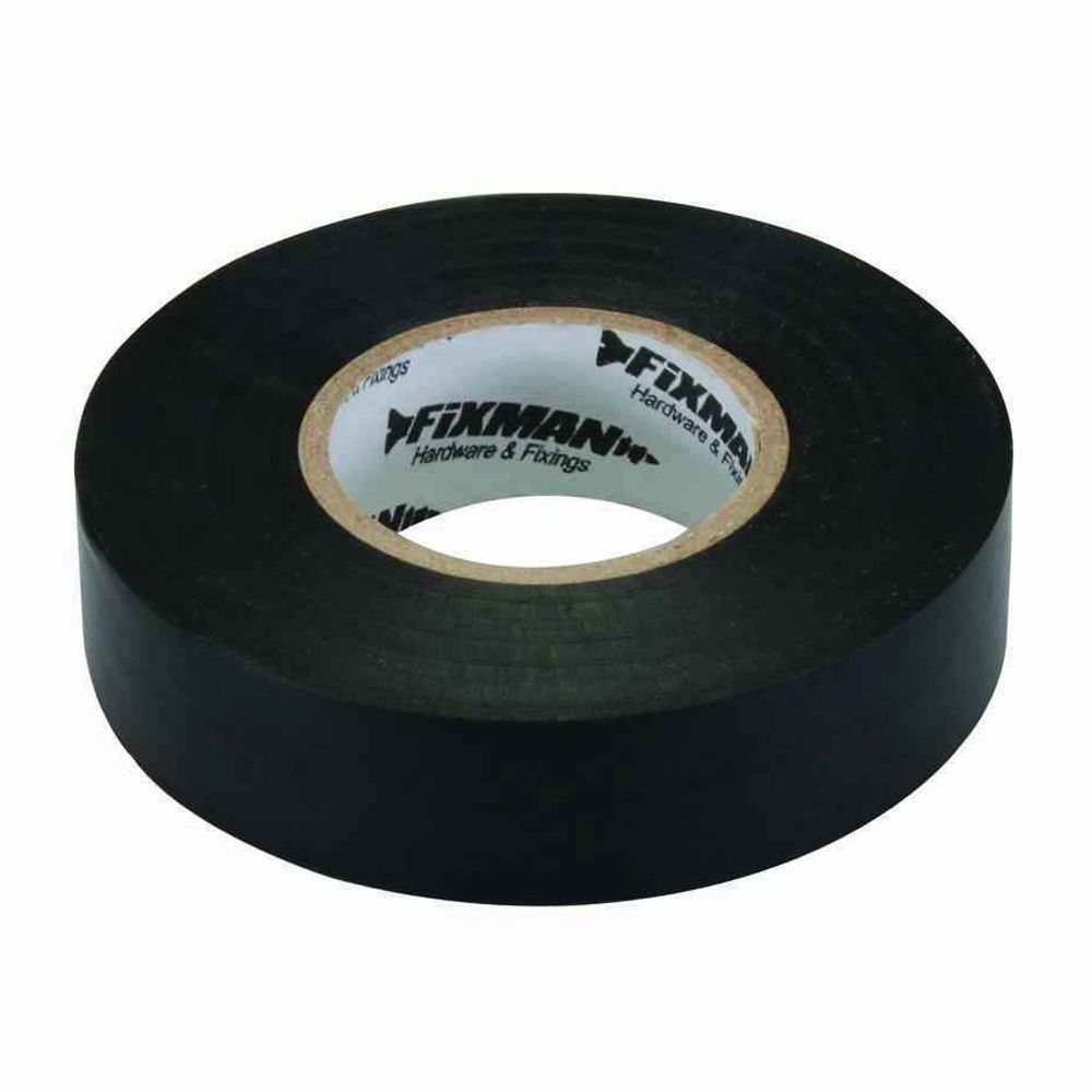 Fixman 19mm x 33m Electrical Insulation Tape Black 192069
