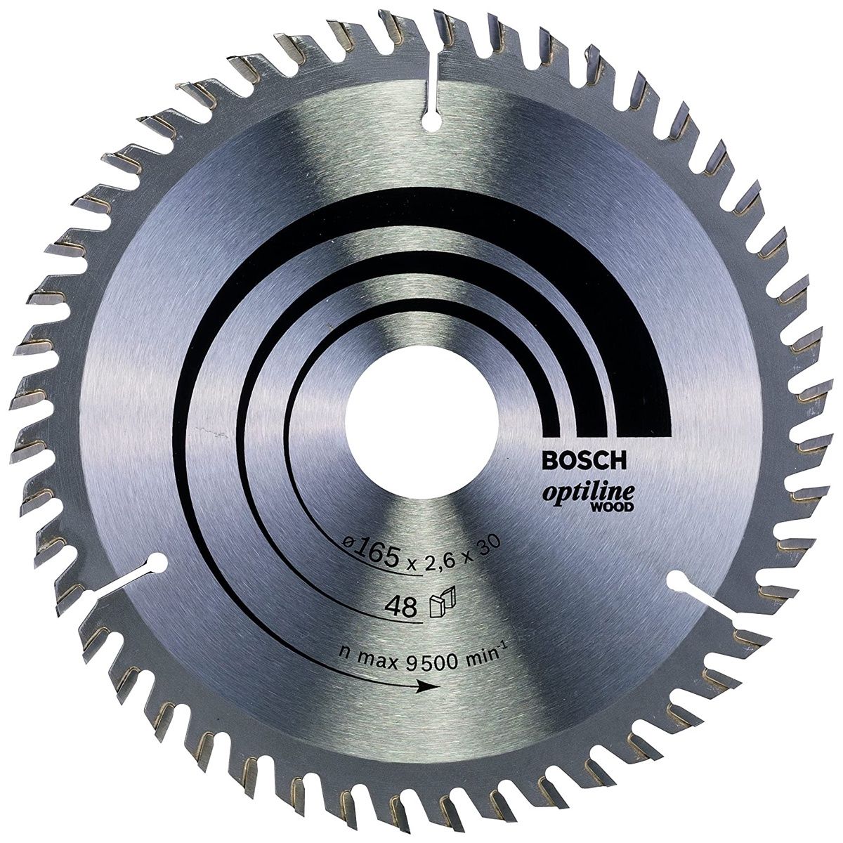 Bosch 165mm 48T Wood Circular Saw Blade Optiline 2608641175 165 x 2.6 x 30mm