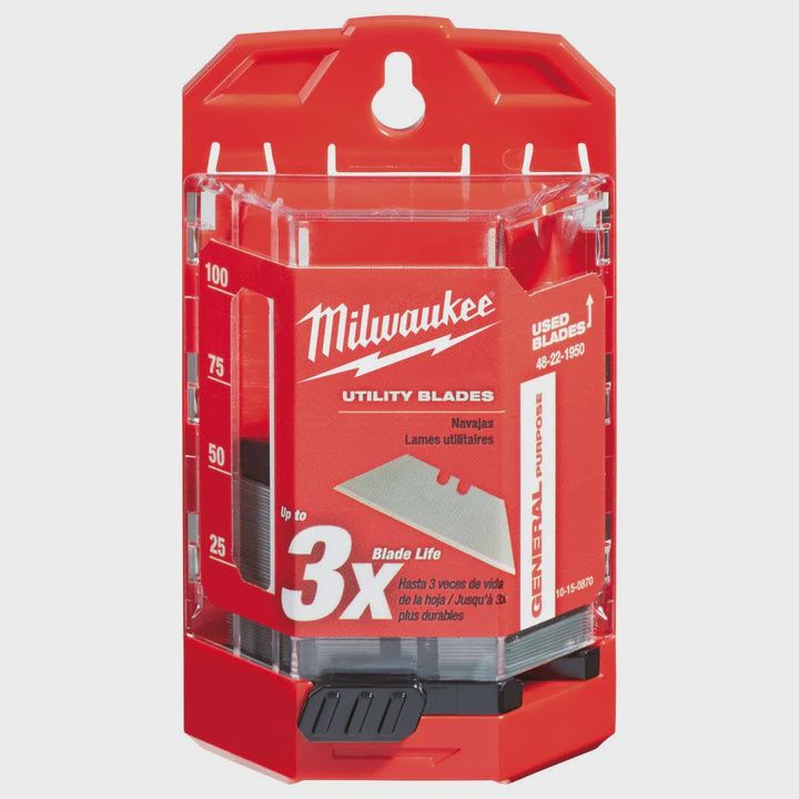 Milwaukee 62mm Universal Knife Blade 2.4&quot; 50 Piece 48221950 - SPL