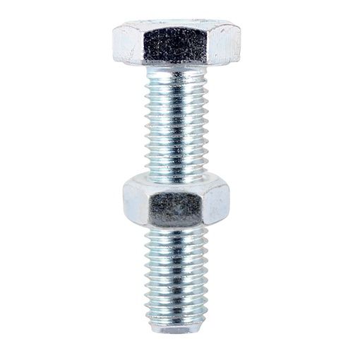 Timco Set Screws &amp; Hex Nuts - Grade 8.8 - Zinc M8 x 20 820SNZB