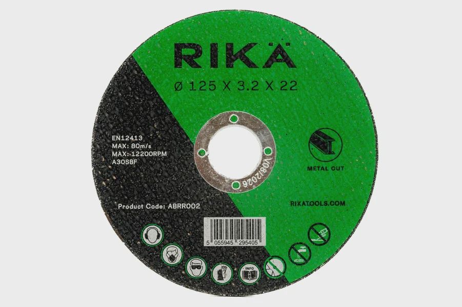 RIKA ABRR002 Metal Cutting Disc 125mm x 3.2mm x 22mm