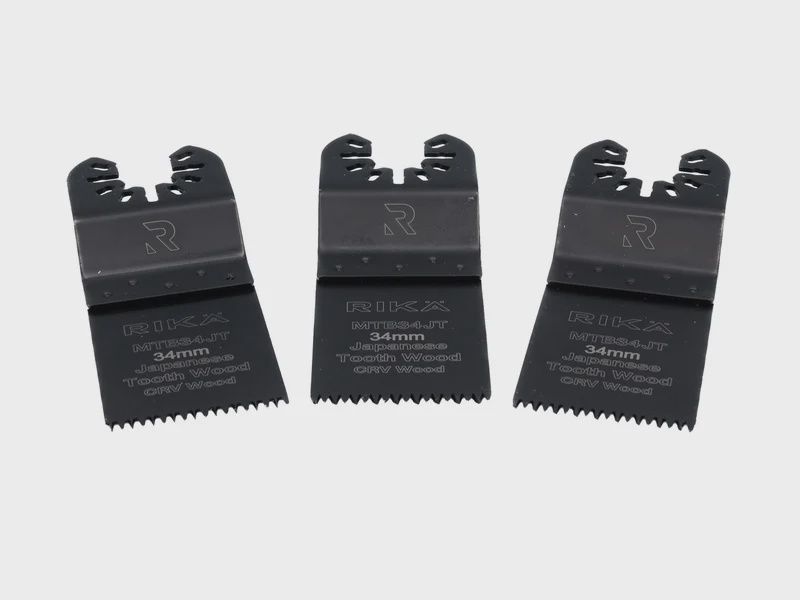 RIKA MTB34JT 34mm Japanese Tooth Wood Multi Tool Saw Blade 3pk MTBR005