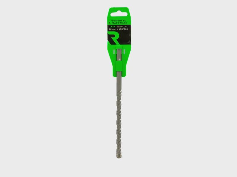 RIKA SDSR065 SDS Plus Drill Bit XT4 Cutter 12 x 210mm
