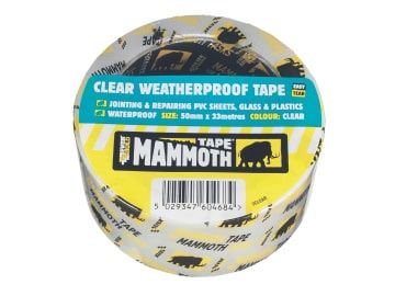 Everbuild EVB2CLEAR10 Weatherproof Tape 50mm x 10m Clear