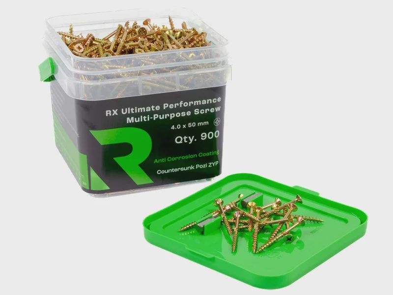 RIKA MPSRX014 4.0 x 50mm RX High Performance CSK Pozi Multi Purpose Screw