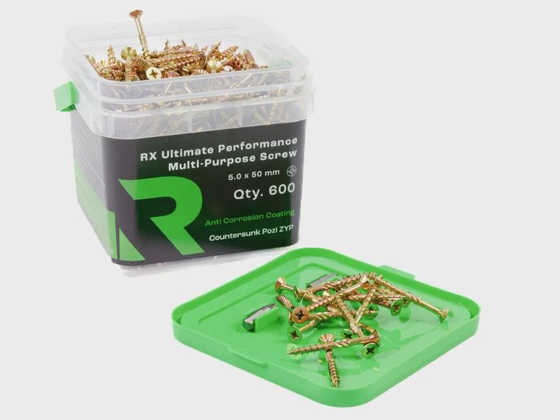 RIKA MPSRX021 5.0 x 50mm RX High Performance CSK Pozi Multi Purpose Screw