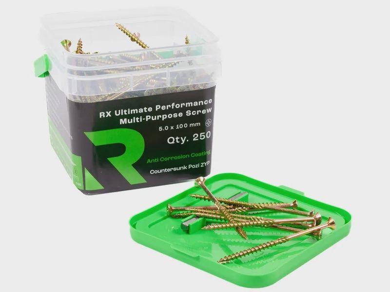 RIKA MPSRX026 5.0 x 100mm RX High Performance CSK Pozi Multi Purpose Screw