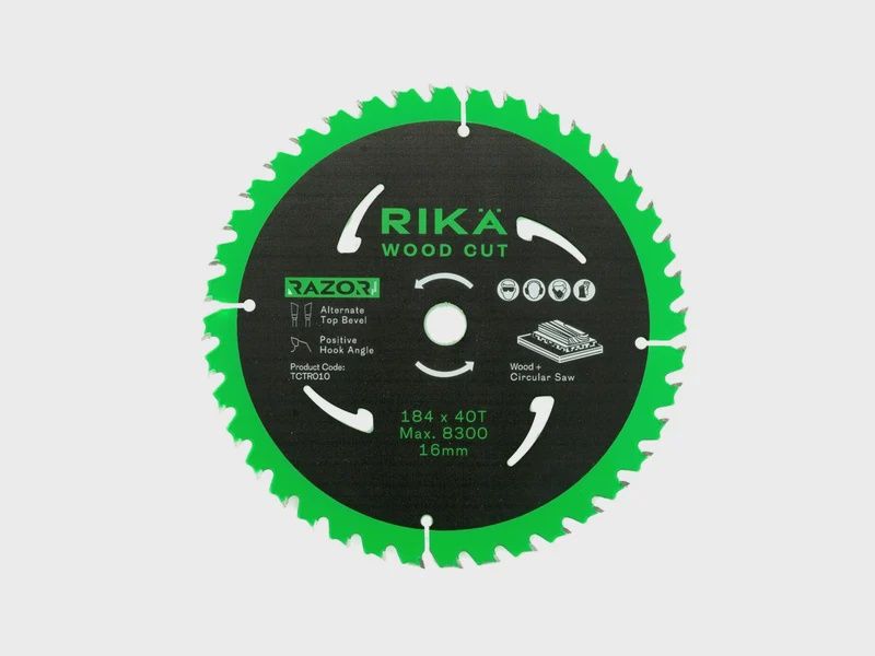 RIKA TCTR010 Razor Pro TCT Circular Saw Blade 184mm x 40T x 16mm