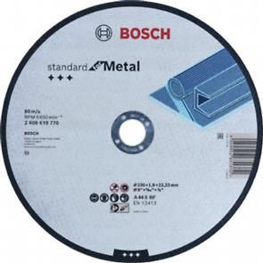 Bosch Standard for Metal Straight Cutting disc 230 mm, 22,23 mm, 1,9 mm