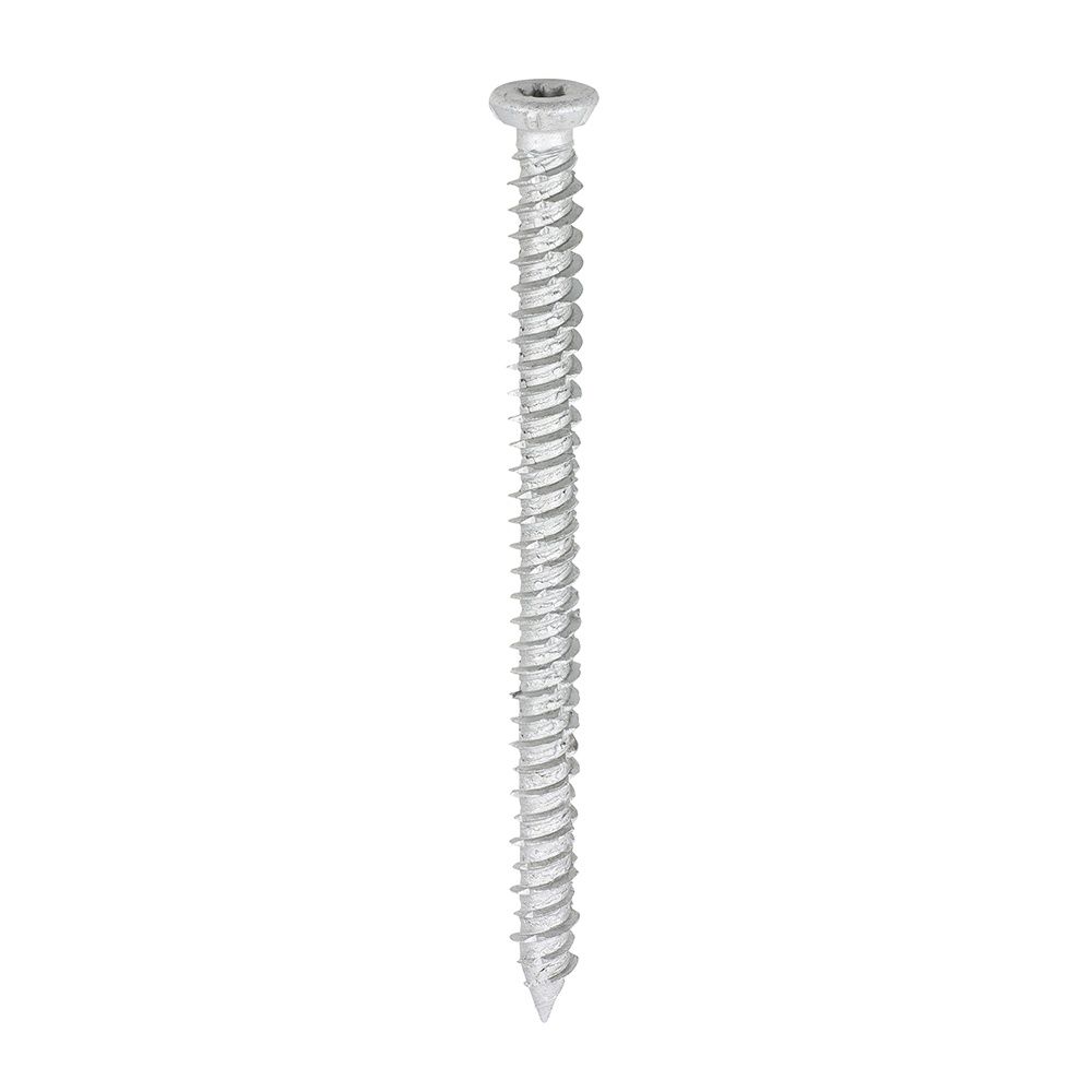 Timco Concrete Screw - TX - Flat Countersunk - Exterior - Silver