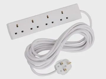 S.M.J Extension Lead 240V 4-Way 13A 5m SMJB4W5MP