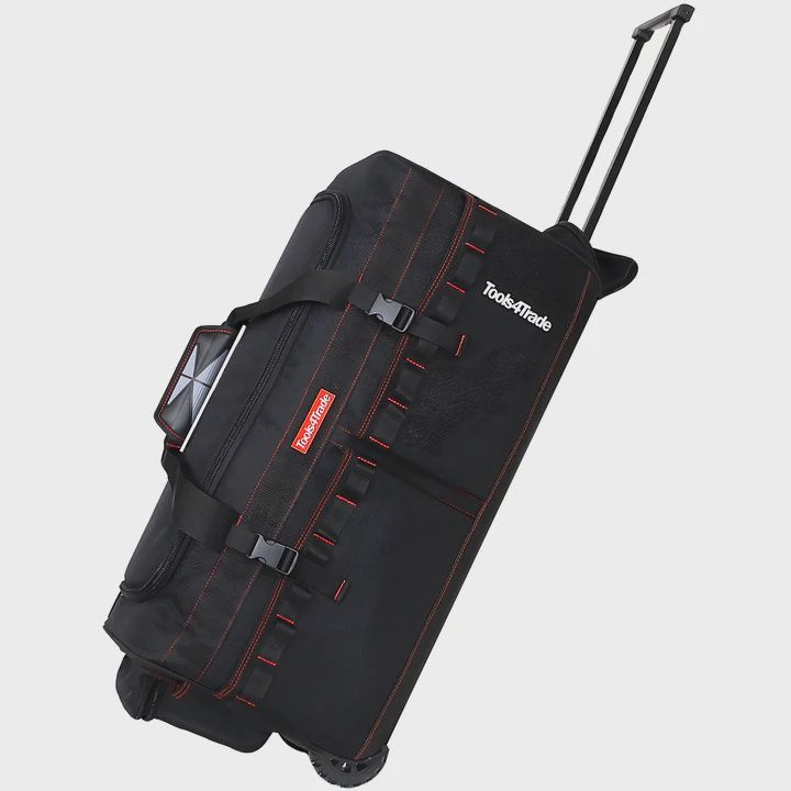 Excel Tools4Trade 26" Heavy Duty Tool Bag with Wheels Black