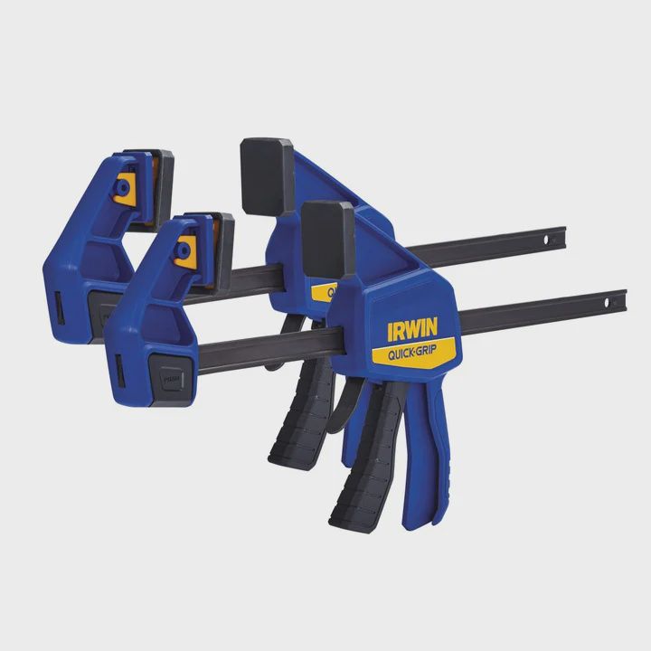 Irwin Twin Pack Quick Grip Bar Clamp 300mm Fast &amp; Versatile Clamping Solution XMS24CLAMPS