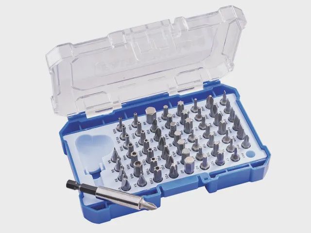 Faithfull XMS24SECSET Chrome Vanadium Security Screwdriver Bit 61 Piece Set