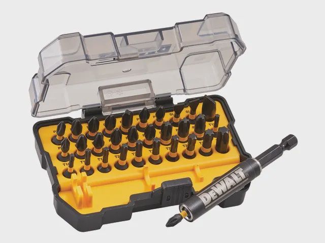 DEWALT XMS24IMPAC32 32 Piece Durable & Versatile FlexTorq Impact Bit Set for Power Tools