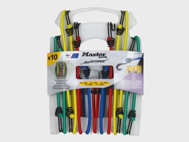 Master Lock XMS24BUNGEE Bungee Organiser 10 Piece Set