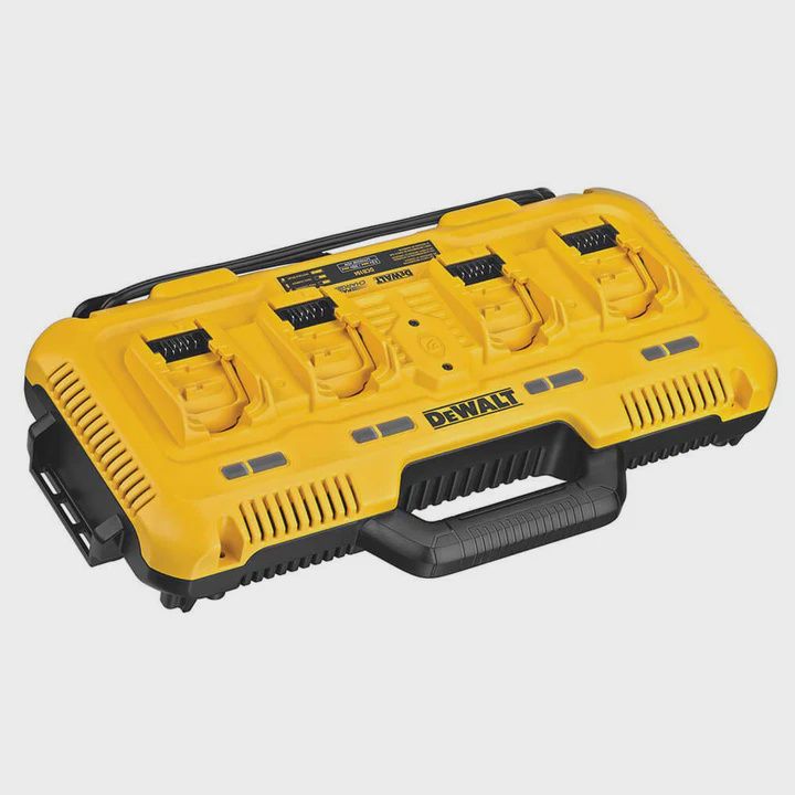 DeWalt DCB104 18V XR Multi-Voltage 4-Port Charger Quick 240V Charging for All Battery Types