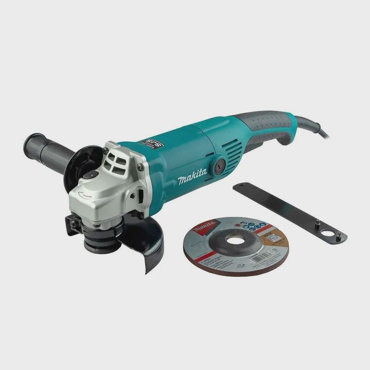 Makita GA5021/2 125mm Corded Angle Grinder 240V Heavy-Duty Grinder for Precision Cutting &amp; Grinding
