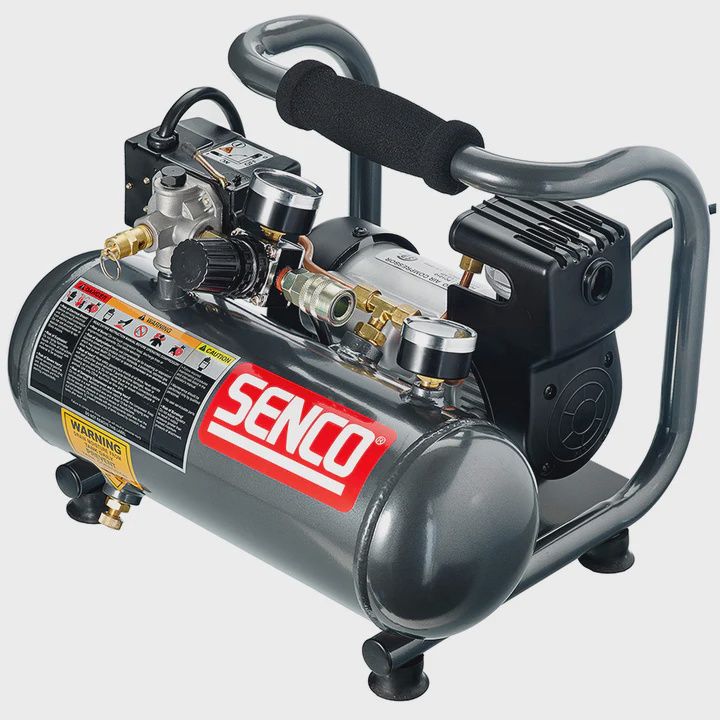 Senco PC1010 1/2 HP 1 Gallon Finish &amp; Trim Air Mini Compressor 230V PC1010UK2
