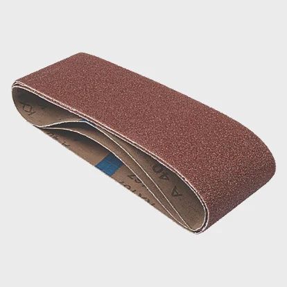 Trend Aluminium Oxide Sanding Belt 80 Grit 75mm x 457mm 3pc AB/B75/80A