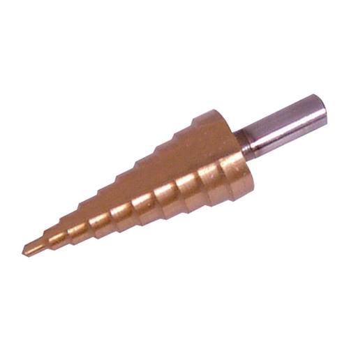 Titanium-Coated HSS Step Drill 698459